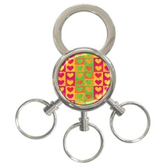 Pattern 3-ring Key Chains by Valentinaart