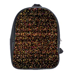 Pixel Pattern Colorful And Glowing Pixelated School Bags (xl) 