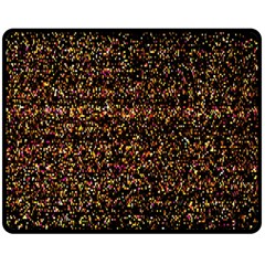 Pixel Pattern Colorful And Glowing Pixelated Double Sided Fleece Blanket (medium)  by Simbadda