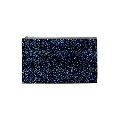 Pixel Colorful And Glowing Pixelated Pattern Cosmetic Bag (small)  by Simbadda