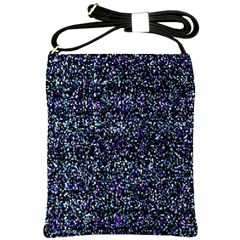 Pixel Colorful And Glowing Pixelated Pattern Shoulder Sling Bags by Simbadda