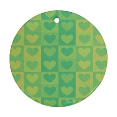 Pattern Round Ornament (two Sides)