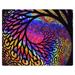 3d Fractal Mandelbulb Double Sided Flano Blanket (medium)  by Simbadda