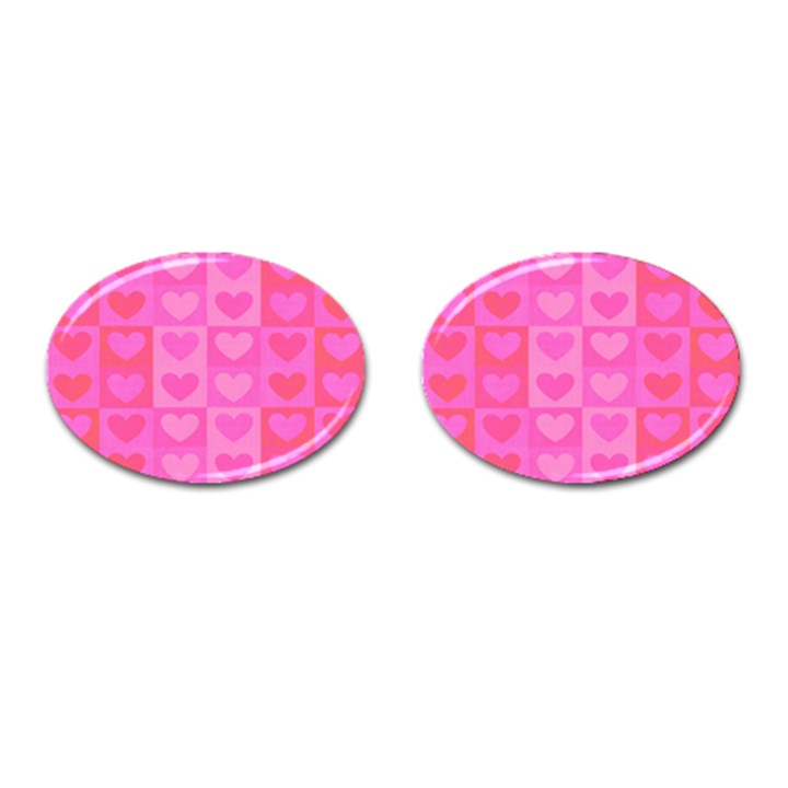 Pattern Cufflinks (Oval)