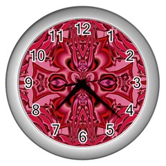 Secret Hearts Wall Clocks (silver) 