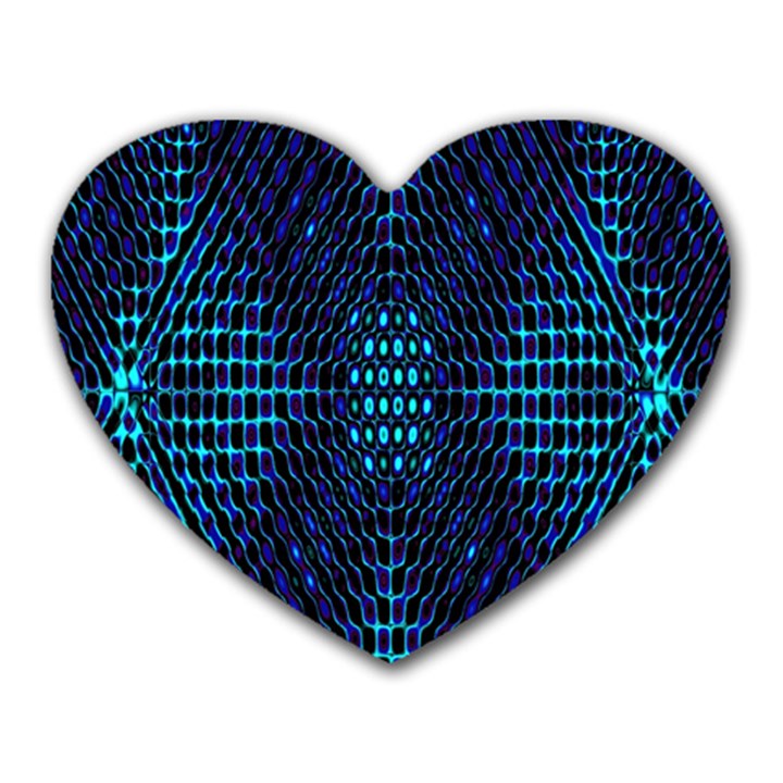 Vibrant Pattern Colorful Seamless Pattern Heart Mousepads