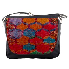 Abstract Art Pattern Messenger Bags