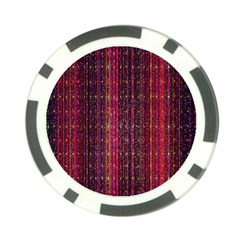 Colorful And Glowing Pixelated Pixel Pattern Poker Chip Card Guard by Simbadda