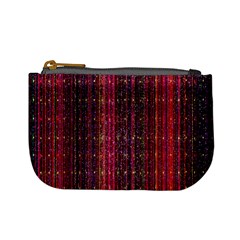 Colorful And Glowing Pixelated Pixel Pattern Mini Coin Purses by Simbadda