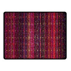 Colorful And Glowing Pixelated Pixel Pattern Fleece Blanket (small) by Simbadda