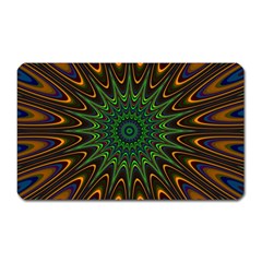 Vibrant Colorful Abstract Pattern Seamless Magnet (rectangular) by Simbadda