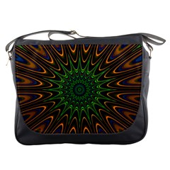 Vibrant Colorful Abstract Pattern Seamless Messenger Bags by Simbadda