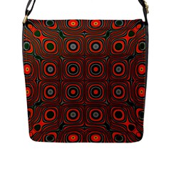 Vibrant Pattern Seamless Colorful Flap Messenger Bag (l)  by Simbadda