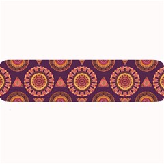 Abstract Seamless Mandala Background Pattern Large Bar Mats by Simbadda