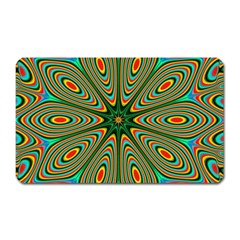 Vibrant Seamless Pattern  Colorful Magnet (rectangular) by Simbadda