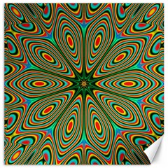 Vibrant Seamless Pattern  Colorful Canvas 16  x 16  