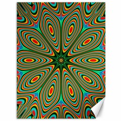 Vibrant Seamless Pattern  Colorful Canvas 36  x 48  