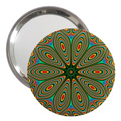 Vibrant Seamless Pattern  Colorful 3  Handbag Mirrors