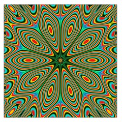 Vibrant Seamless Pattern  Colorful Large Satin Scarf (square) by Simbadda