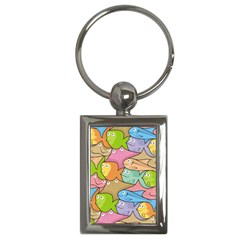 Fishes Cartoon Key Chains (rectangle)  by sifis