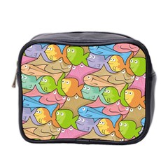 Fishes Cartoon Mini Toiletries Bag 2-side by sifis