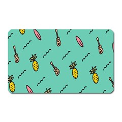 Guitar Pineapple Magnet (rectangular) by Alisyart