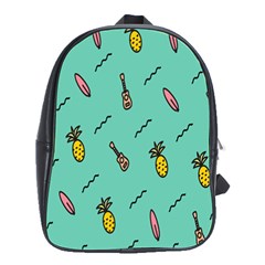 Guitar Pineapple School Bags(large) 