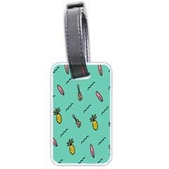 Guitar Pineapple Luggage Tags (one Side)  by Alisyart