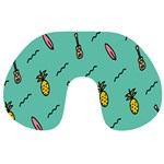 Guitar Pineapple Travel Neck Pillows Front