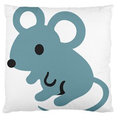 Mouse Large Flano Cushion Case (two Sides) by Alisyart