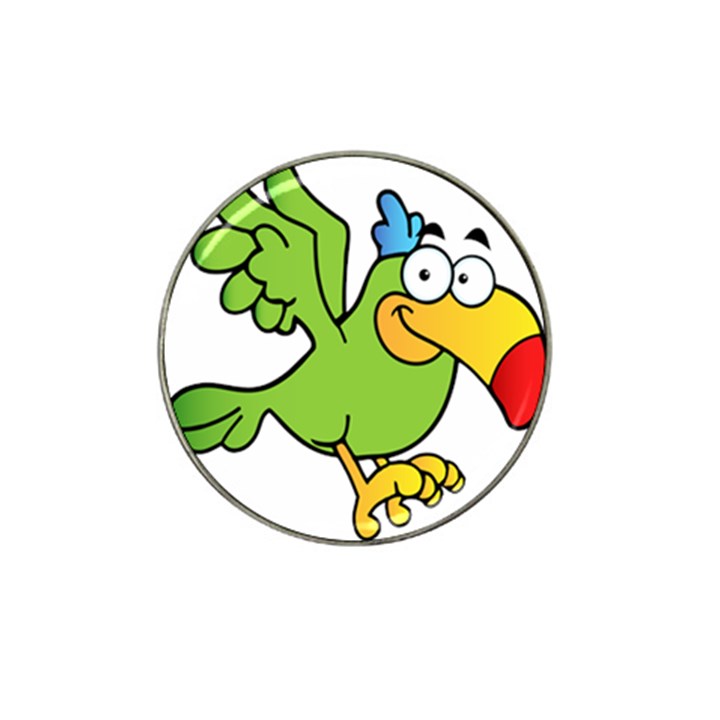 Parrot Cartoon Character Flying Hat Clip Ball Marker