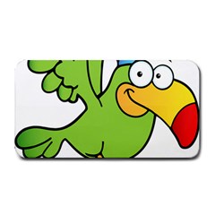 Parrot Cartoon Character Flying Medium Bar Mats by Alisyart