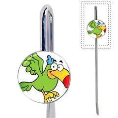 Parrot Cartoon Character Flying Book Mark by Alisyart