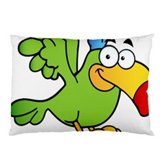 Parrot Cartoon Character Flying Pillow Case (two Sides)