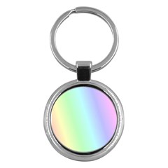 Multi Color Pastel Background Key Chains (round)  by Simbadda