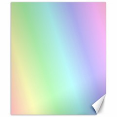 Multi Color Pastel Background Canvas 8  X 10  by Simbadda