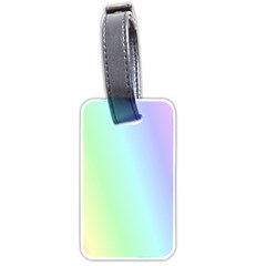 Multi Color Pastel Background Luggage Tags (two Sides)