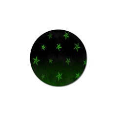 Nautical Star Green Space Light Golf Ball Marker