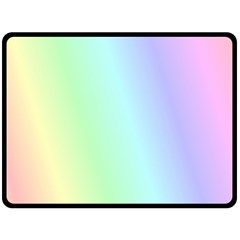 Multi Color Pastel Background Double Sided Fleece Blanket (large)  by Simbadda