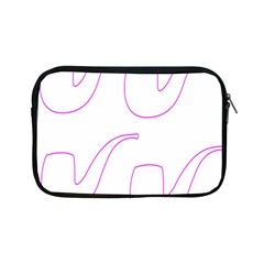 Pipe Template Cigarette Holder Pink Apple Ipad Mini Zipper Cases