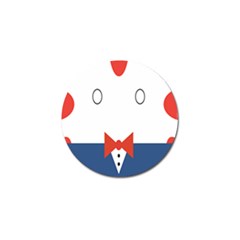 Peppermint Butler Wallpaper Face Golf Ball Marker by Alisyart