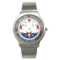 Peppermint Butler Wallpaper Face Stainless Steel Watch by Alisyart