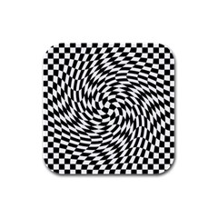 Whirl Rubber Square Coaster (4 Pack) 