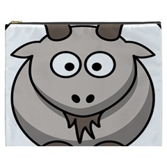 Goat Sheep Animals Baby Head Small Kid Girl Faces Face Cosmetic Bag (xxxl) 