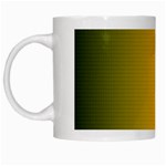 Yellow Gradient Background White Mugs Left