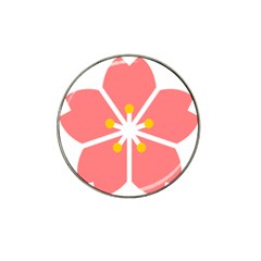 Sakura Heart Guild Flower Floral Hat Clip Ball Marker (4 Pack)