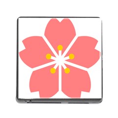 Sakura Heart Guild Flower Floral Memory Card Reader (square)