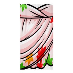 Petal Pattern Dress Flower Shower Curtain 36  X 72  (stall) 