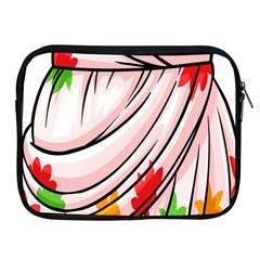 Petal Pattern Dress Flower Apple Ipad 2/3/4 Zipper Cases by Alisyart