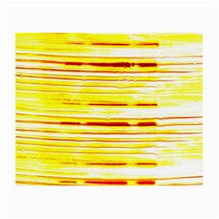 Yellow Curves Background Small Glasses Cloth (2-side)